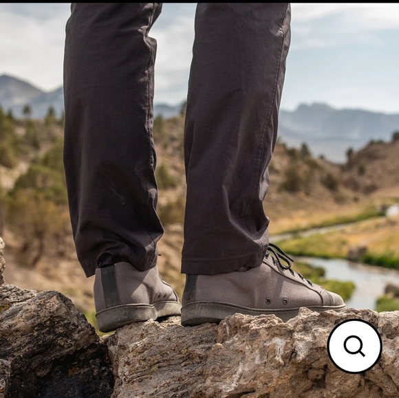 New in box Woobies Mod 1 Shoes Mens Canvas Cemento Gray Lo Top Lace Up‎ - Picture 8 of 14